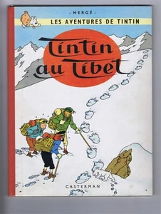 TINTIN HERGÉ TINTIN AU TIBET 4eme plat B 29 1960 eo BELGE TBE - Picture 1 of 3