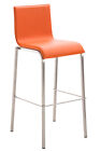 Barhocker Kunstleder orange Barstuhl Stuhl Stühle Esszimmer Tresenmöbel 44855262
