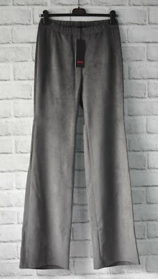 Minx  Gr 40 Hose in Veloursleder Optik  FLARED DUCAN   Dunkelgrau  NEU  - Bild 1 von 2