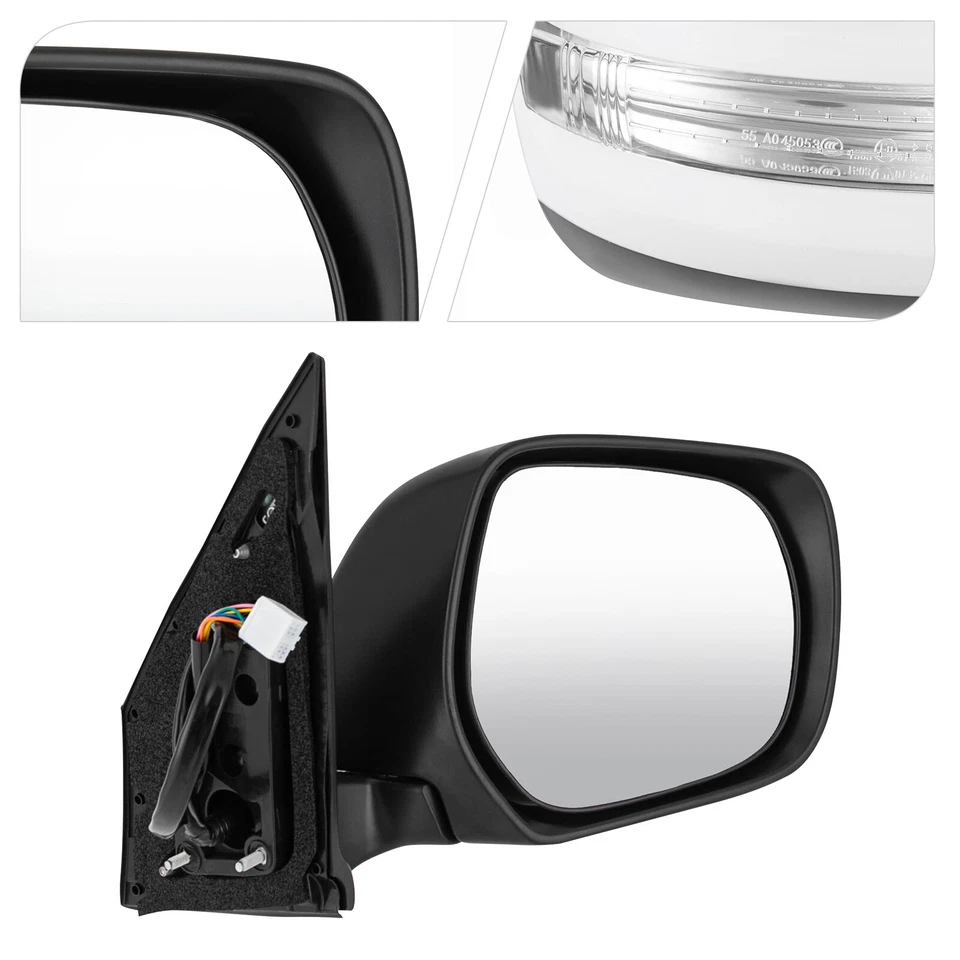 9 Pins Rearview Mirror Right Passenger Side Mirror For 13-22 Toyota Land Cruiser - Image 1 of 4