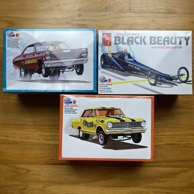 AMT Mercury Cyclone Eliminator II/Dyno Don, Black Betty, and funny car Chevy II - Image 1 of 4