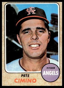 1968 Topps #143 Pete Cimino California Angels EX-EXMINT