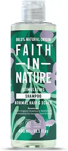 Faith In Nature Natural Rosemary Shampoo Stimulating for Normal Hair Scalp 400ml - Picture 1 of 6