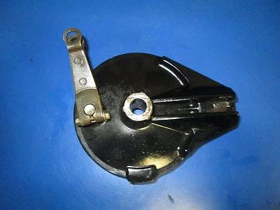 PLACA DE RESPALDO DE FRENO TRASERO HONDA XL 600R XL600R 1984 USADA CON ZAPATAS DEFECTUOSAS Foto 1 de 2