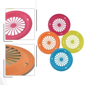 Sedmoon Plastic Plate Holders Pack of 4 Sturdy Practical for BBQ Gatherings - Picture 1 of 24