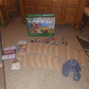 BRIO WORLD Eisenbahn Starterset 33773 komplett 26 Teile mit Karton. - Bild 1 von 20