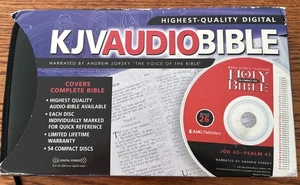 KJV Bible on Audio CD King James Version 54 Disc CD Set Complete Andrew Zorsky - Picture 1 of 9