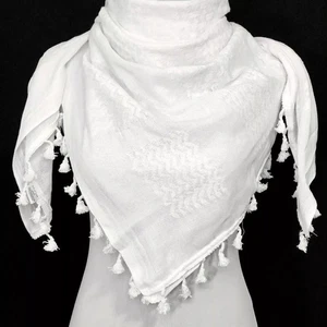 Keffiyeh Shemagh All Original Made In Palestine Arab Scarf Kufiya Arafat Cotton - Picture 1 of 4