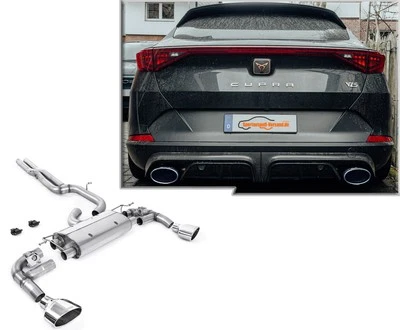 Milltek Sportauspuffanlage Cupra Formentor VZ5, Bj. ab 2021, Endrohr 2x150x95mm - Bild 1 von 4