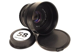 Canon EF Helios 44m 58mm f/2 CineMod | EF Mount | Anamorphic Flare Bokeh Purple - Picture 1 of 12