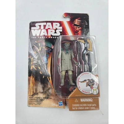 Star Wars The Force Awakens Constable Zuvio Action Figure Hasbro 2015 New Foto 1 de 3
