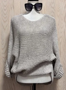 Berretti - Suéter de punto cuadrado de gran tamaño - Beige - Talla única - Italia. Usado en excelente estado. - Imagen 1 de 16