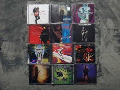 🎸 Lot of 12 Joe Satriani CDs Surfing With the Alien Flying in Blue Dream More Foto 1 de 4