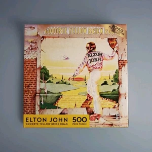NEW Elton John Puzzle 19"×19" Goodbye Yellow Brick Road 500 Piece with Poster - Picture 1 of 8