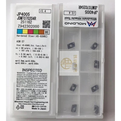 10PC/BOX Brand New HITACHI CNC JDMT070204R JP4020 Free shipping#LJ - Image 1 of 2