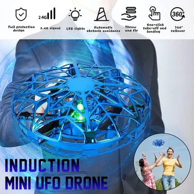 UFO für Kinder Anfänger Mini Drohne Hand Induktions Quadrocopter Drone Spielzeug - Bild 1 von 4