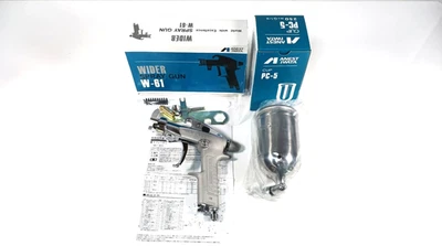 Pistola pulverizadora de pintura "sin usar" ANEST IWATA modelo W-61-1G boquilla 1,0 mm taza PC-5 Japón T Foto 1 de 4