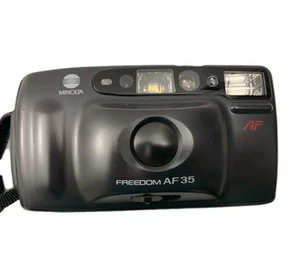 Cámara fotográfica compacta Minolta Freedom AF 35 35 35 mm negra con correa probada - Imagen 1 de 16