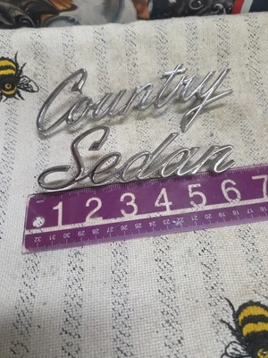 1969 1970 Ford страны седан эмблема значок сценарий украшения - Изображение 1 из 4