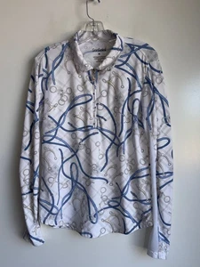 Top de golf San Soleil con cremallera en cuarto talla mediana ecuestre - Imagen 1 de 7