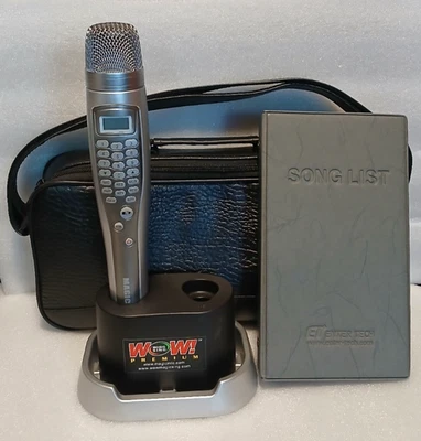 WOW! Magic Sing ED-8000 Mabuhay 2005 Edition Tagalog Karaoke Mic W/3 Books [B17] - Image 1 of 4