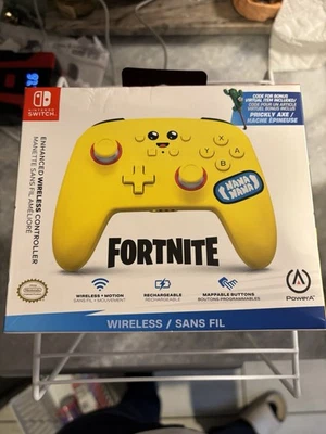 Fortnite Peely PowerA Wireless Controller Nintendo Switch W/ BONUS Virtual Item - Image 1 of 4