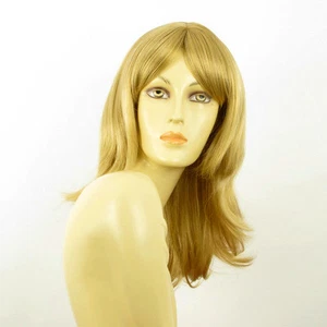 Perruque femme mi-longue blond doré SOANNE 24B - Picture 1 of 8