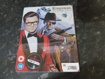 Kingsman: The Golden Circle. Blu-ray. Limited Steelbook. Excellent. - Image 1 of 2