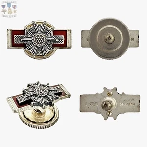 PIN DE SOLAPA DE GRADO COMANDANTE DE LA SEGUNDA GUERRA MUNDIAL ESTERLINA EJÉRCITO DE LOS ESTADOS UNIDOS LEGIÓN DE MÉRITO GRADO COMANDANTE TORNILLO TRASERO LGB - Imagen 1 de 7