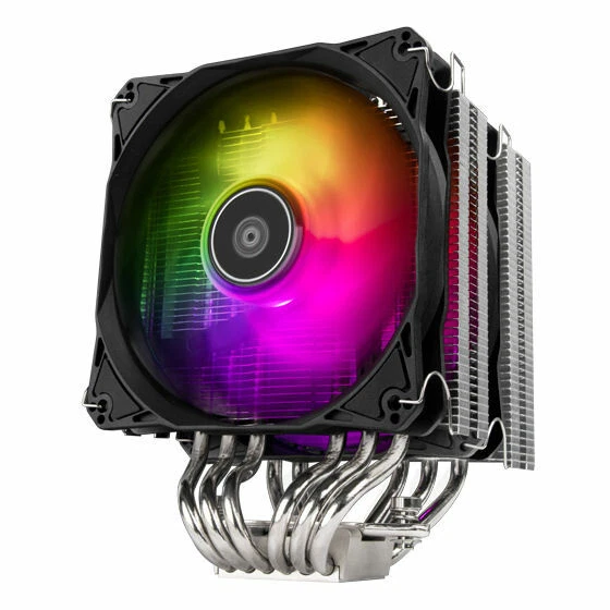 Silverstone SST-HYD120-ARGB Hydrogon D120 ARGB Dual Tower Dual 120mm ARGB Fans - Image 1 of 4