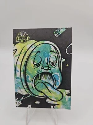 2022 Garbage Pail Kids Krashers 3 Sketch Card by BARRY NYGMA "Snot Splatter" GPK - Image 1 of 2
