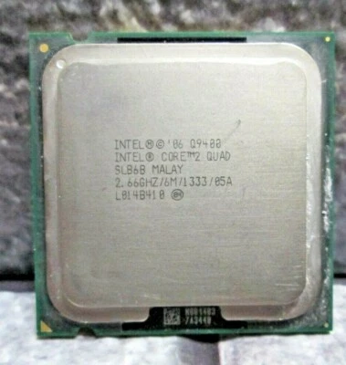 Procesador original Intel Core 2 Quad Q9400 2,66 GHz Quad-Core CPU SLB6B Foto 1 de 2