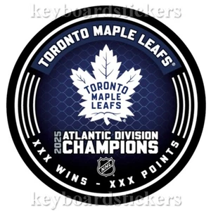 Disco de hockey Toronto Maple Leafs 2025 NHL Stanley Cup Atlantic Division Champions - Imagen 1 de 2