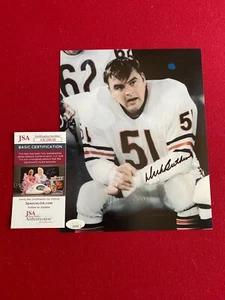 Dick Butkus, "Autographed" (JSA) 8x10 Photo (Scarce / Vintage) Bears - Picture 1 of 1