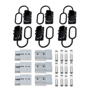 6Pcs 175A 2-4 Gauge Battery Quick Connector Grey For Tourist Vehicles Tractors - Picture 1 of 8