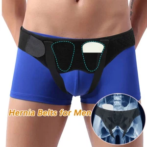 Hernia Belts for Men Groin Hernia Support Medical Post Surgery Inguinal Truss US - Picture 1 of 17