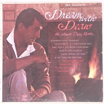 DEAN MARTIN  DREAM WITH DEAN  THE INTIMATE DEAN MARTIN VINYL LP 219-62 - Image 1 of 4