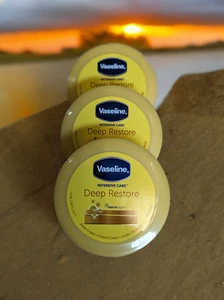 3er Pack Vaseline Deep Restore Bodycreme - Bodylotion  75ml - Bild 1 von 3