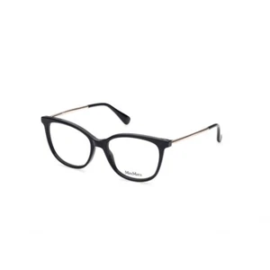Marco de gafas ópticas de plástico negro para ojo de gato Max Mara MM5008 001 52-16-140 RX - Imagen 1 de 3