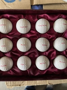 St. Andrews Golfball Set Vintage 12 Stück. Golf In The Making Boxed Set - Bild 1 von 10