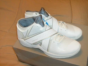 ASICS;BIG MEN'S NAKED EGO 2 #TBFO2A- WHITE/SILVER MEN'S BASKETBALL CHOICE SZ NWB - Picture 1 of 12