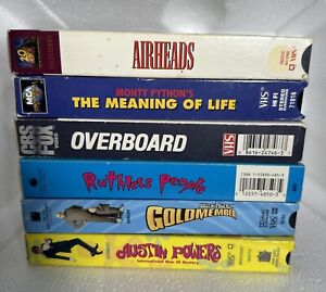 VHS Comedy OOP Rare lot of 6 Classic Movies All Are Tested/Working Austin Powers