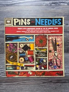 PINS AND NEEDLES, 25TH ANNIVERSARY EDITION OF THE HIT MUSICAL REVUE VINYL RECORD - Picture 1 of 9