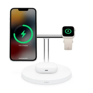 Belkin BOOST CHARGE PRO 3-in-1 Wireless Charging Pad with MagSafe - Picture 1 of 2