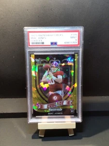 2021 Mac jones panini prizm draft picks gold ice #170 psa 9 mint. rookie card - Picture 1 of 2