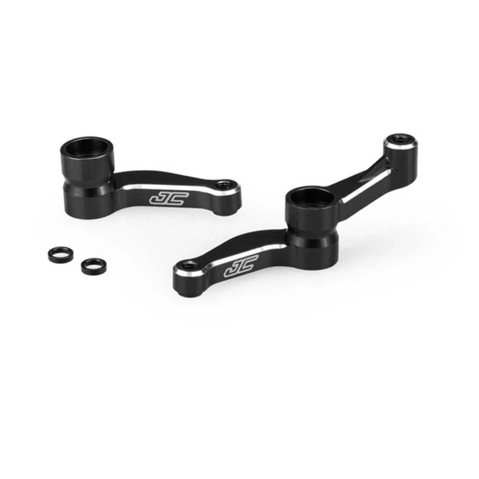 JConcepts JCO2354-2 Aluminum Steering Bell Crank Set (Black) - Image 1 of 1