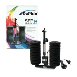 Dophin Nano Schwamm Aquarium Innenfilter mit Power Head Pumpe SFP-34 - Bild 1 von 1
