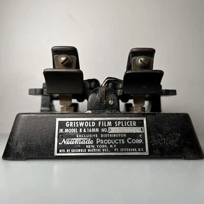 Griswold Film Splicer Jr Model 8 & 16mm Vintage Neumade Products Corp - Image 1 of 4