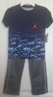 Air Jordan  (JUMPMAN) 2 Piece T-Shirt & Sweat Pants Outfit Set  Boys Size 6 NWT