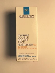 La Roche-posay Toleriane Double Repair Moisturizer UV Spf 30 Sample 3mL 0.1oz